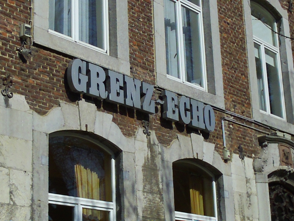 Grenz-Echo Marktplatz Eupen Belgien